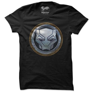 Wakanda Forever Logo - Marvel Official Black T-shirt -Redwolf - India - www.superherotoystore.com