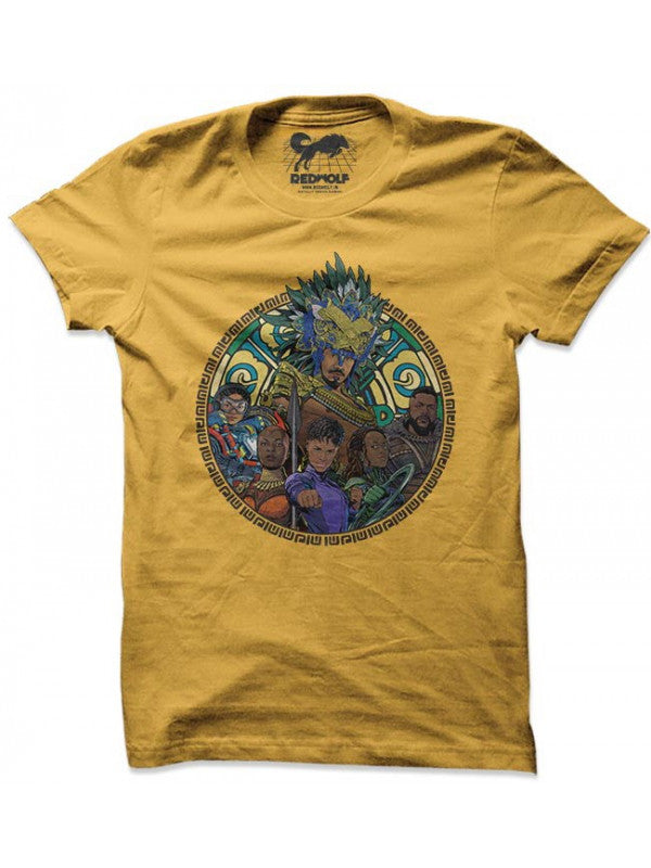 Wakanda Forever Seal - Marvel Official T-shirt -Redwolf - India - www.superherotoystore.com