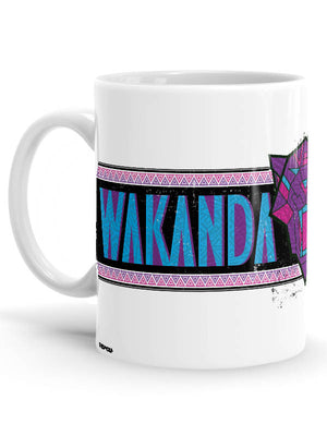 Wakanda Forever Stripes Mug -Redwolf - India - www.superherotoystore.com