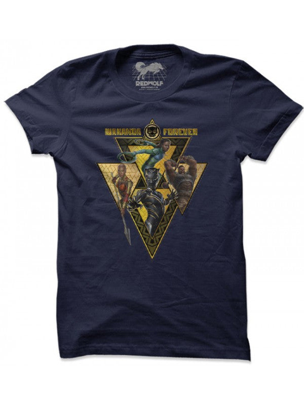 Wakanda's Tribal Army - Marvel Official T-shirt -Redwolf - India - www.superherotoystore.com