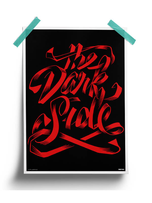 Welcome to the Dark Side Poster -Redwolf - India - www.superherotoystore.com