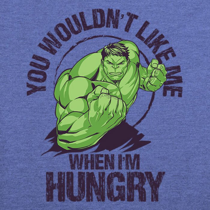 When I'm Hungry Official Marvel Comics T-Shirt -Redwolf - India - www.superherotoystore.com